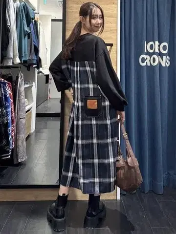 특가 블랙 체크 도킹 원피스 모음 할인이 더해져 더욱 이득! 구매하세요