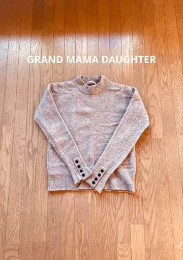 [ GRANDMA MAMA DAUGHTER ] 울 혼방 니트 크루넥