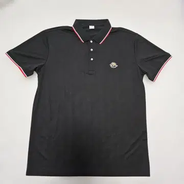 블랙 피케 셔츠 빨흰 스트라이프