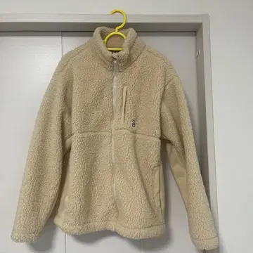 CONVERSE 플리스 자켓 베이지 M