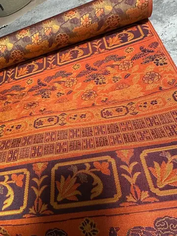 [미재단 새상품] 나고야 오비 쇼소인 패턴