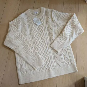 택 포함 새상품 글로벌 워크 케이블 니트 워셔블