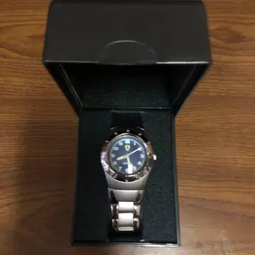 페라리 쿼츠 손목시계 네이비 다이얼