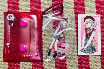 프로세카 스시로 아즈사와 코하네 콜라보 한정판 멀티 파우치 스티커 2점