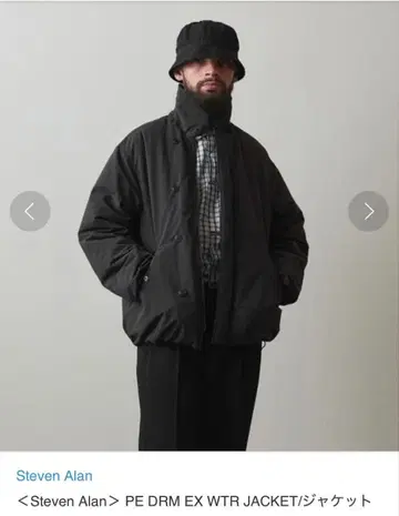 [Steven Alan] PE DRM EX WTR 재킷 블랙