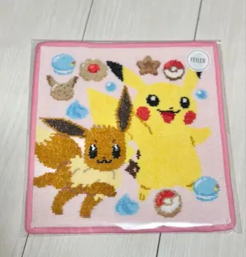 페일러 포켓몬 해피 스위츠 피카츄&이브이 손수건