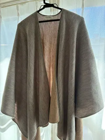 Calvin Klein 가디건 ONE SIZE 그레이 베이지