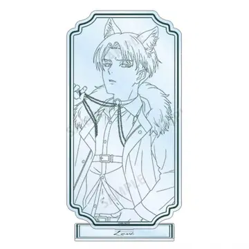 진격의 거인 마루이 BIG 아크릴 스탠드 리바이 늑대인간 선화ver.