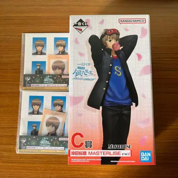 제일복권 긴파치 선생님 C상 오키타 소고 피규어 I상 세트