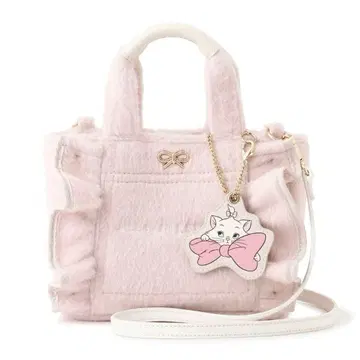 JILLSTUART 디즈니/마리 미니 프릴 토트백 핑크