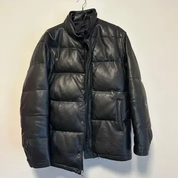 [ BEAMS ] 빔즈 양가죽 레더 다운 자켓