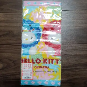[레어템] 헬로키티 지역 한정 키티 오키나와 한정판 시사 레어 핸드 타월