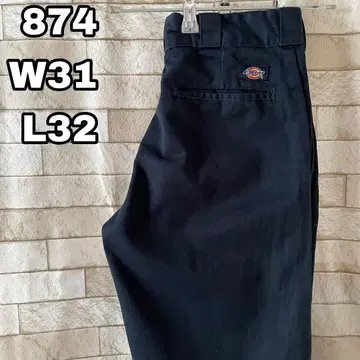 디키즈 874 워크 팬츠 자수 네이비 31 x 32