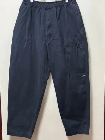 Nautica 차콜 그레이 와이드 팬츠 허리밴딩