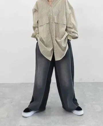 데님 패치워크 팬츠