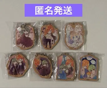 만복 가챠 유령성의 남편님 우드 키링 7종 시바미야 유키 선생님