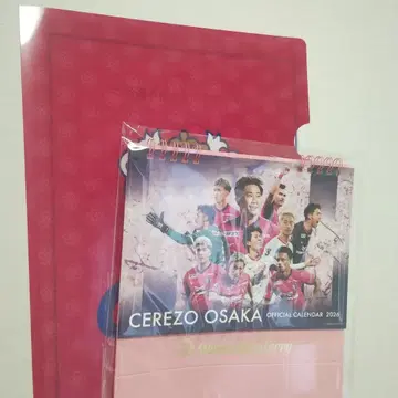 세레소 오사카 2026 달력 클리어 파일 세트