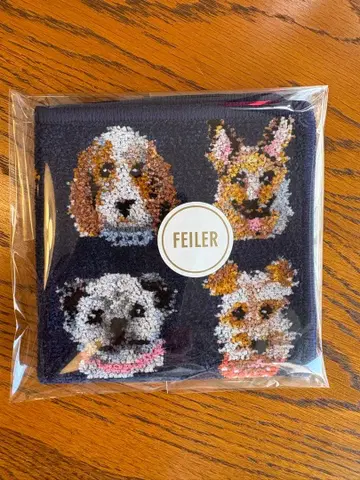 페이러 미사용 새상품 LOVERARY BY FEILER 도기 손수건