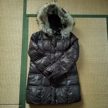 MICHEL KLEIN 후드 부착 다운 자켓