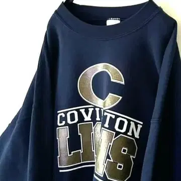 길단 라이온즈 COVINGTON 맨투맨 XL 네이비 구제 의류