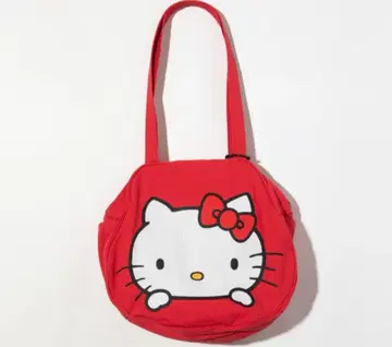 새상품 미사용 헬로키티 x 쿠마탄 페이스 토트백