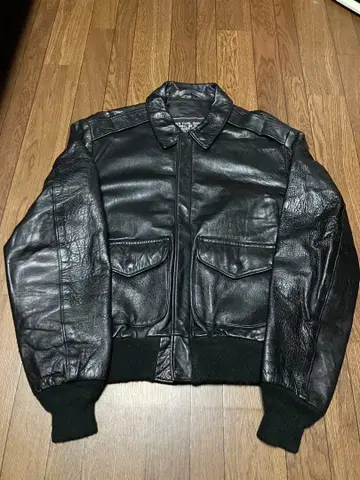 schott 빈티지 가죽 자켓 블랙 사이즈 42