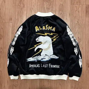 스카잔 알래스카 패턴 북극곰 썰매 HOUSTON 휴스턴