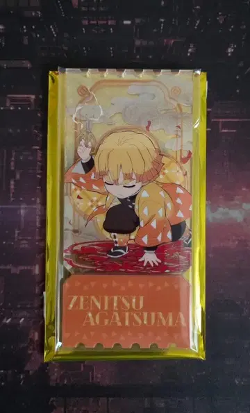 귀멸의 칼날 중국 한정판 비유 시리즈 젠이츠 아크릴 티켓