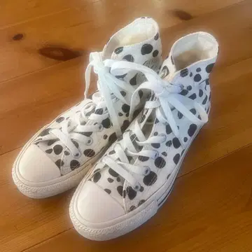 한정판 가격 인하 CONVERSE ALL STAR 도트 무늬 스니커즈