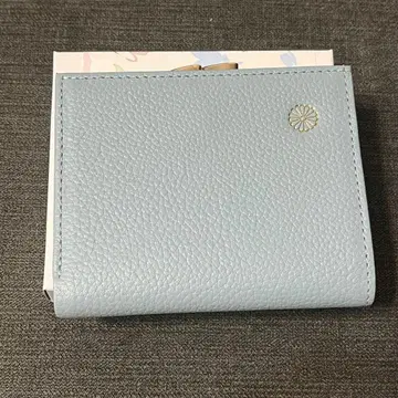 블루 접이식 지갑 가마구치 황궁 지갑