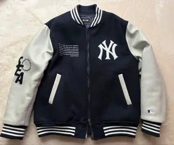 윈드앤씨 MLB 콜라보 바시티 자켓 L