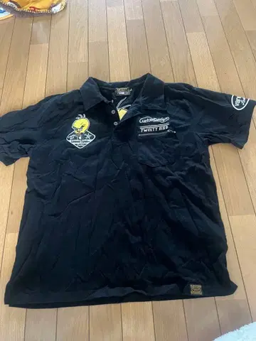 VANSON x LOONEY TUNES 트위티 자수 T셔츠 XXL