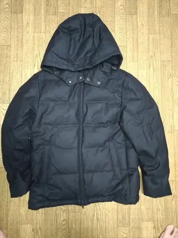 SHIPS 네이비 후드 부착 울 다운 자켓