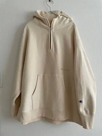 Champion 별주 리버스 위브 11.7oz 하프 지퍼 후드티