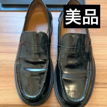 새상품급 zara 유리 가죽 코인 로퍼 천연 가죽 비즈니스