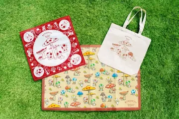 키노피오 레저 굿즈 토트백 돗자리 반다나 3종 세트