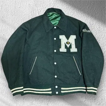 50s 60s 빈티지 바시티 자켓 리버서블