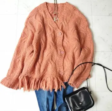 아메리빈티지 2WAY DISTORTION CABLE CARDIGAN