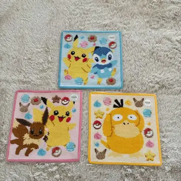 [ 새상품 ] FEILER 한정판 콜라보 피카츄 온라인 구매 3장 세트