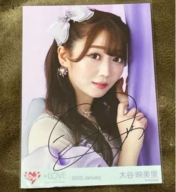 이코라부 오타니 에미리 친필 브로마이드 5주년 요정