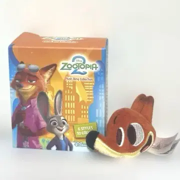 주토피아2 봉제 인형 반지 닉