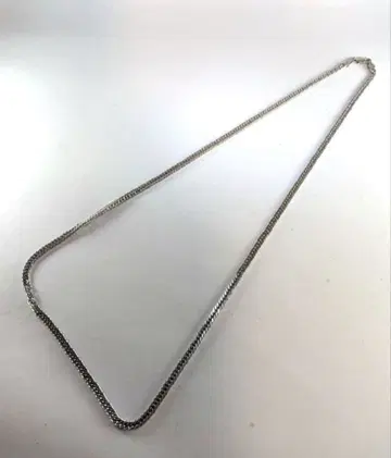 ITALY 키헤이 4면 더블 실버 925 목걸이 체인 59cm