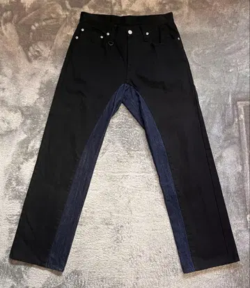 코지마 진스 KOJIMA GENES 배색 데님 쿠노 류신 모델