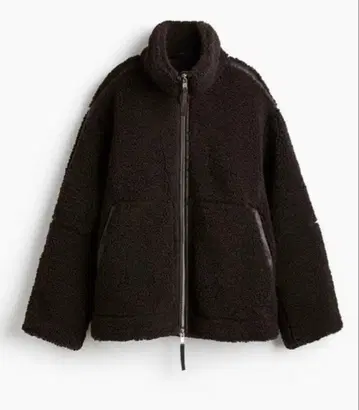 H&M 루즈 테디 자켓 xxs