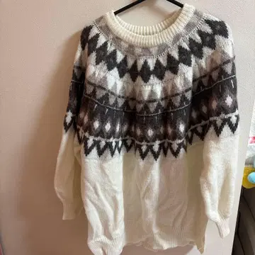 FREAK'S STORE 노르딕 무늬 니트 스웨터