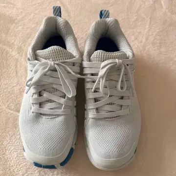 화이트 메쉬 테니스화 여성용