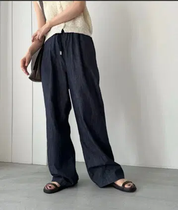 CANAL JEAN El marNON FADE 데님 이지 팬츠 캐널