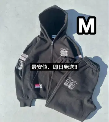 Numbering Check Zip Hoodie x Sweat Pants