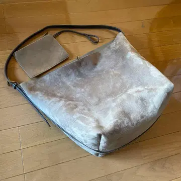 GAP 비건 스웨이드 버킷백 샌드토프