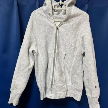 Champion Reverse Weave 후드티 S 그레이